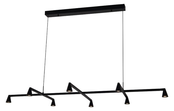 Mantra 9408 Africa, černé závěsné svítidlo 8xLED 5W, 3000K, 147 x 76cm