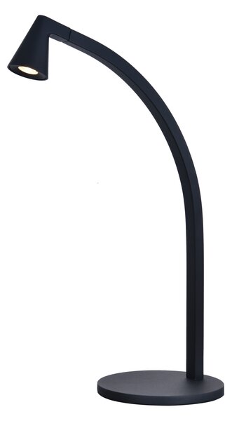 Mantra 9415 Africa, černá stolní lampa s vypínačem LED 6W, 3000K, výška 46cm