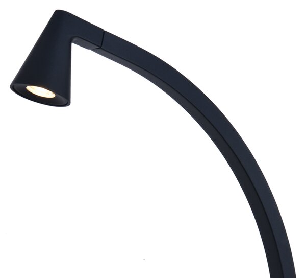Mantra 9415 Africa, černá stolní lampa s vypínačem LED 6W, 3000K, výška 46cm