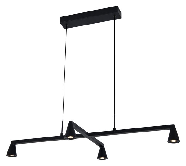 Mantra 9410 Africa, černé závěsné svítidlo 4xLED 5W, 3000K, 80 x 40cm