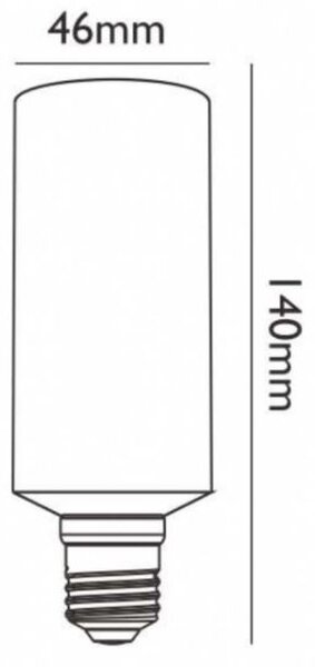 Flos RF29388 LED žárovka E27 20W 2700K stmívatelná, průměr 4,6cm