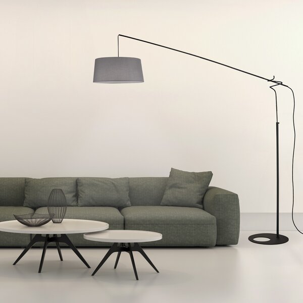 Mantra 9445+9448 Ruti, černá stojací lampa, nastavitelná, 1xE27 30W 2700/3200/4000K, výška max.230cm