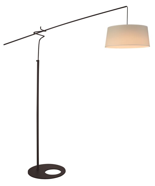 Mantra 9445+9447 Ruti, černá stojací lampa, nastavitelná, 1xE27 30W 2700/3200/4000K, výška max.230cm