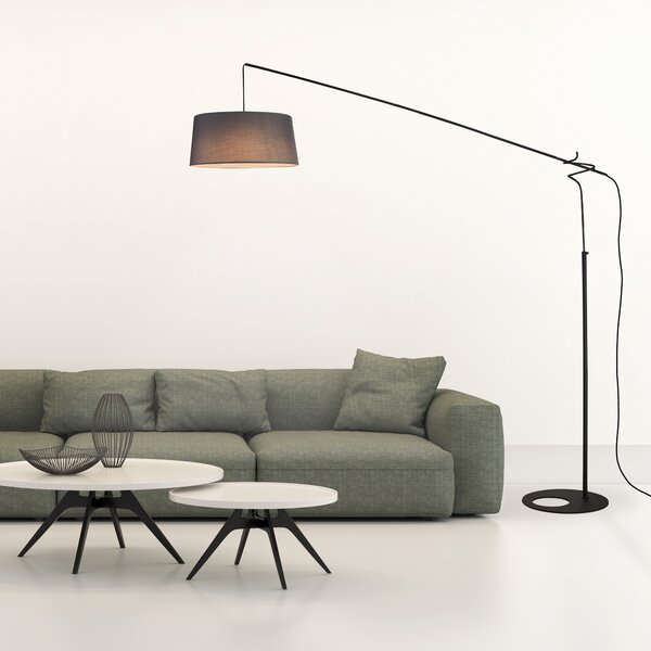 Mantra 9445+9447 Ruti, černá stojací lampa, nastavitelná, 1xE27 30W 2700/3200/4000K, výška max.230cm