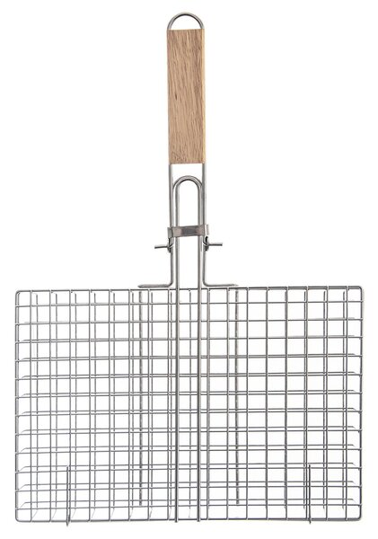 Grilovací mřížka košík 32x22 cm