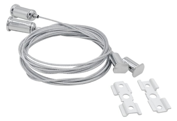 Mantra 9305 Magneto 48V, 2ks bílé lanko pro zavěšení kolejnice 200cm
