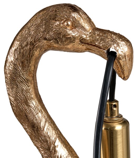 Stolní lampa Plameňák VICE Zlatá