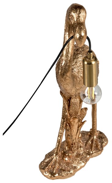 Stolní lampa Plameňák VICE Zlatá