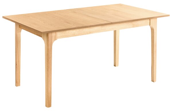 Rozkládací jídelní stůl DELMAS Světlý jasan 160/200 cm 90 cm