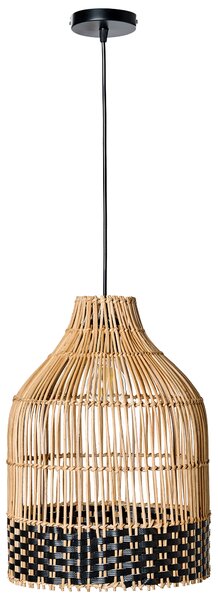 Závěsná lampa GILO Ratan Přírodní