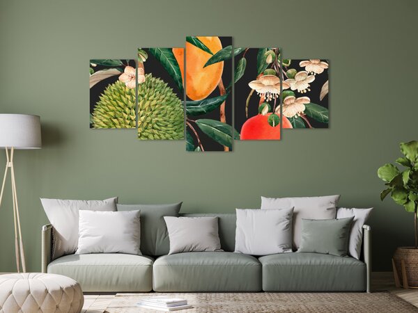 Obraz Tropická vegetace - barevná kompozice exotického ovoce