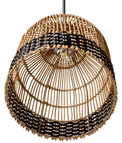 Závěsná lampa GILO Ratan Přírodní