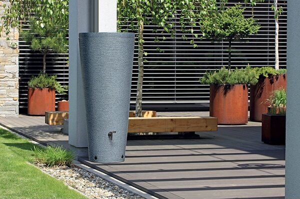 Sud na dešťovou vodu, průměr 67 cm, 320 l, granit