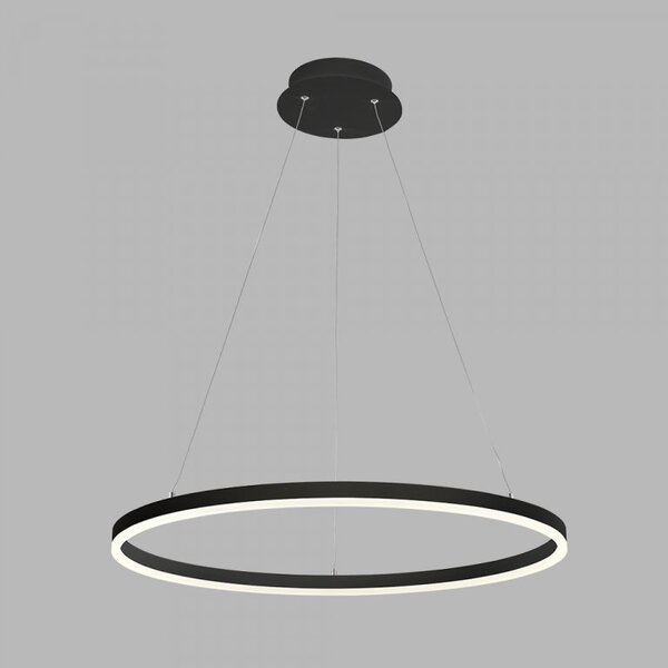 Led2 Závěsné LED svítidlo CIRCLE P-Z ø 80 cm Barva: Černá, Stmívání, řízení: DALI/PUSH