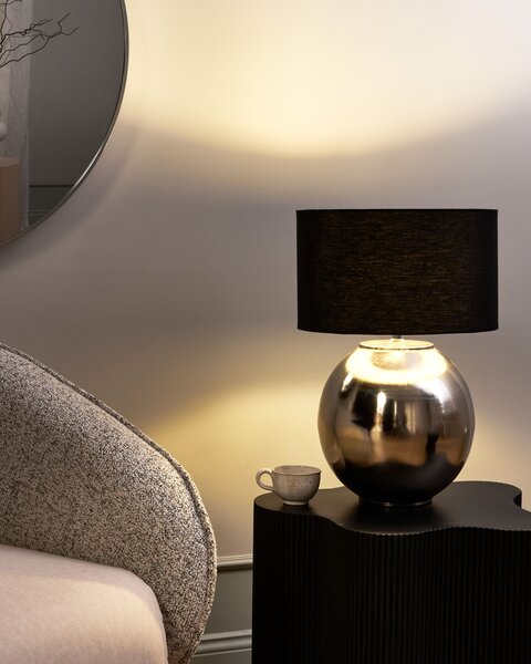 Stolní lampa SOBRAMATI Kov Stříbrná
