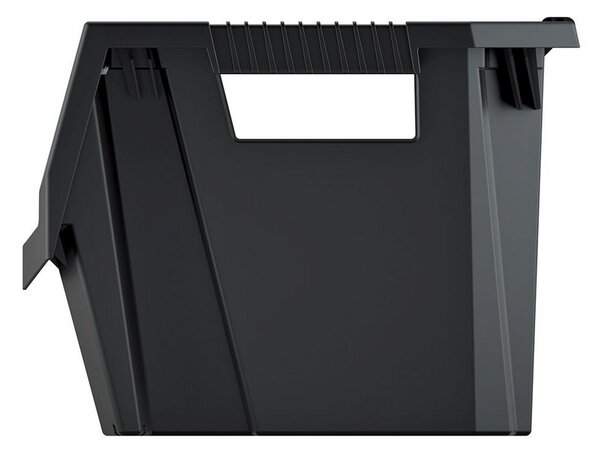 Úložný box uzavíratelný 39,6 × 38 × 28,2 cm, černá