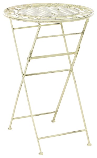 Zahradní barový stůl BIVIO 60 cm 60 cm Kov Světle zelená