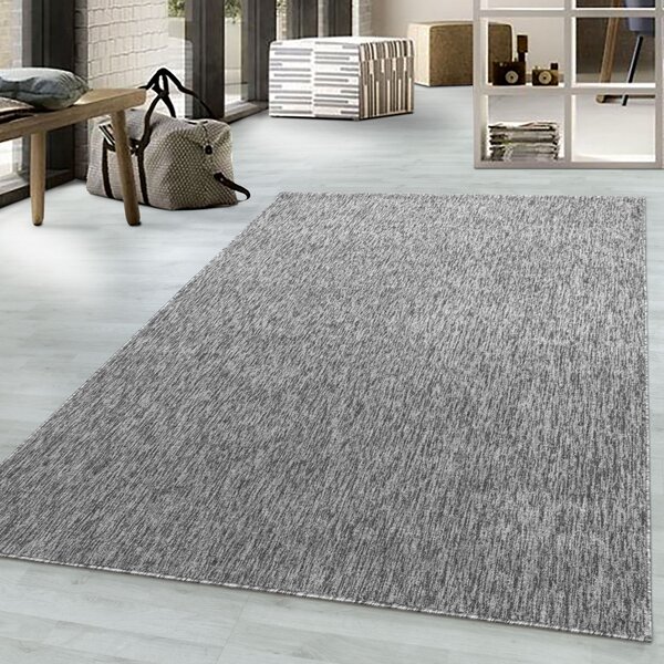 Ayyildiz, Kusový koberec Nizza 1800 lightgrey, 80x150, šedá, chodba / předsíň