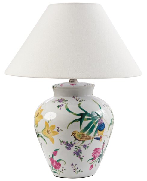 Stolní lampa DIOGO Porcelán Bílá