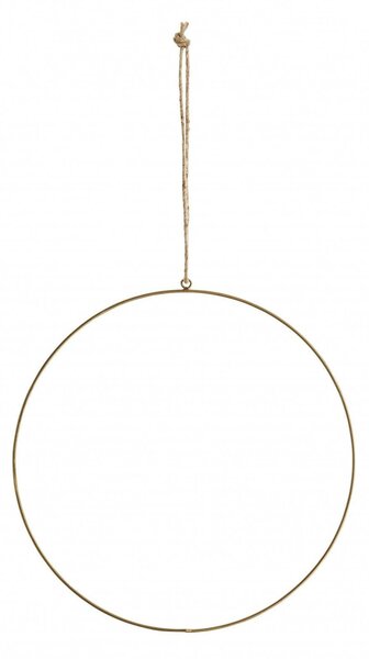 Závěsný kruh na dekorování Antique brass 30 cm