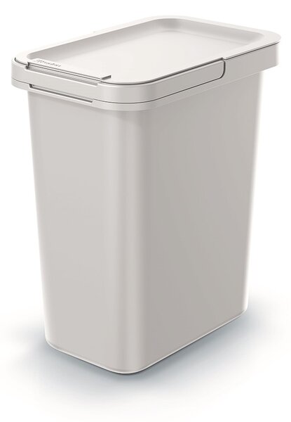 Závěsný odpadkový koš, 12 l, světle šedá
