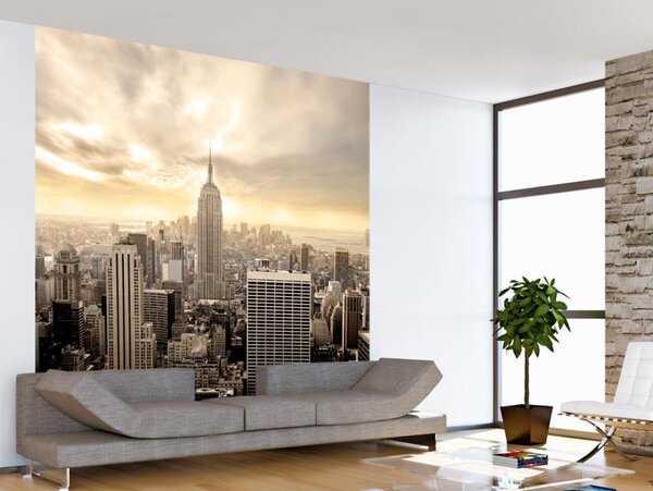 Fototapeta New York ráno - architektura Manhattanu s budovou Empire State