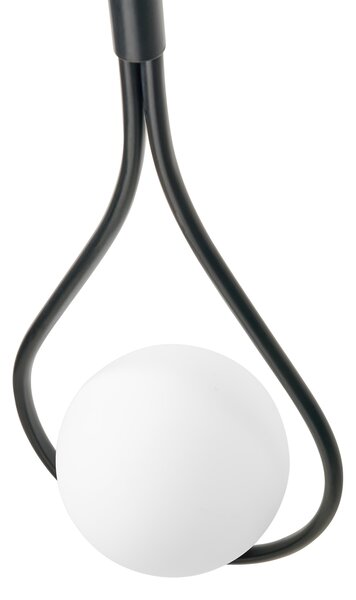Nástěnná lampa AUROUE Černá Kov