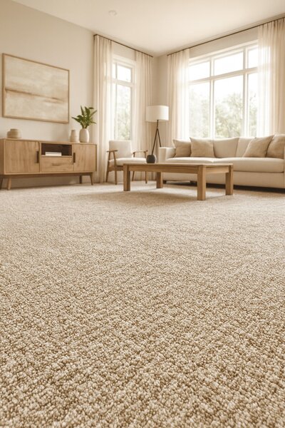 Timzo, Metrážový koberec Olympic 2814 brown, na míru, šíře 3m,4m,5m, hnědá, filc, ložnice