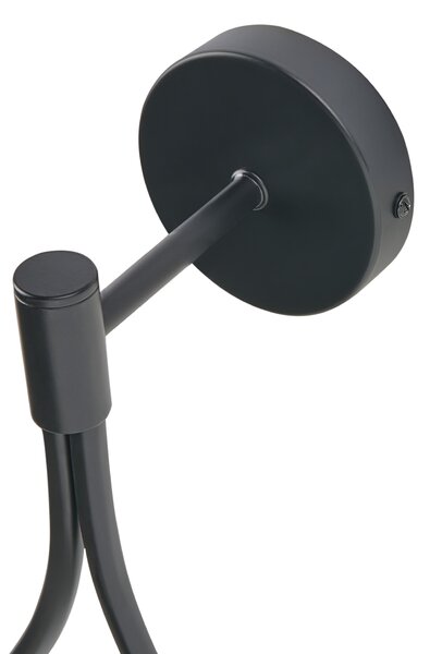 Nástěnná lampa AUROUE Černá Kov