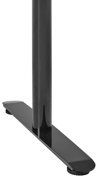 Elektricky výškově nastavitelný pracovní stůl DESTINAS Černá/Světle hnědá 120 cm 72 cm