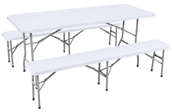 Skládací plastový pivní set 180 cm