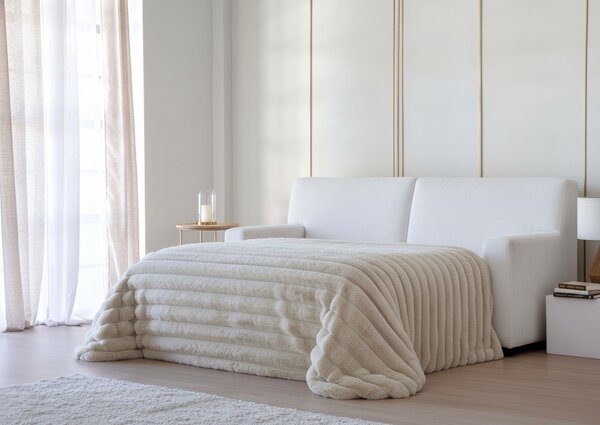 Textil Antilo Hřejiivý přehoz Cedric Beige, béžový, 235x270 cm