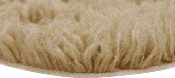 Lorena Canals, DOPRODEJ: 75x110 tvar kožešiny cm Vlněný koberec Woolly - Sheep Beige, 75x110 tvar kožešiny, béžová, dětský pokoj