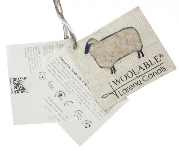 Lorena Canals, DOPRODEJ: 75x110 tvar kožešiny cm Vlněný koberec Woolly - Sheep Beige, 75x110 tvar kožešiny, béžová, dětský pokoj