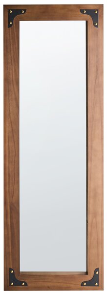 Zrcadlo BLOSVILLE 58 cm 164 cm Borovicové dřevo Hnědá