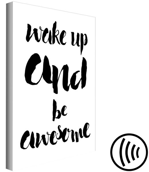 Obraz Wake up and Be Awesome (1 kus) vertikální