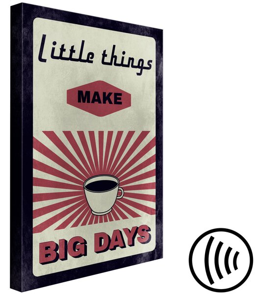 Obraz Little Things Big Days (1-dílný) vertikální