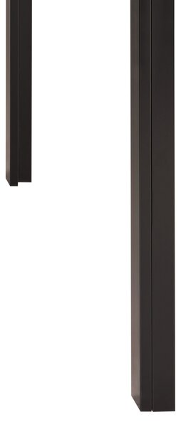 Jídelní stůl LAVOS Černá 120 cm 80 cm Bezpečnostní sklo