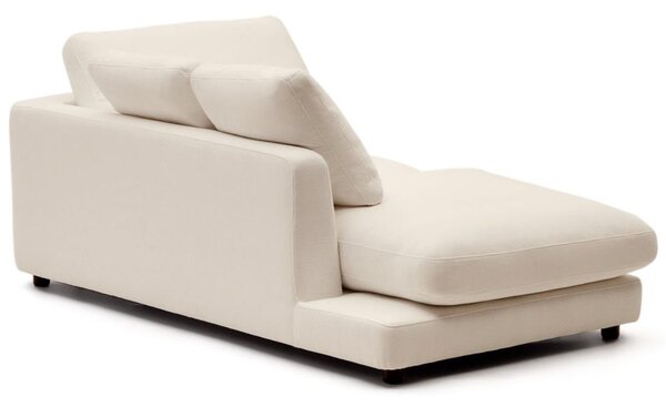 Kave Home Béžová lenoška Gala 193 cm, levá