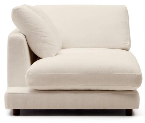 Kave Home Béžová lenoška Gala 193 cm, levá