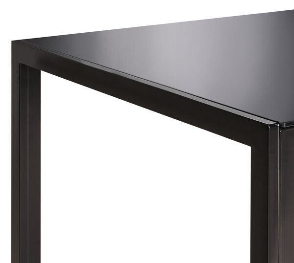 Jídelní stůl LAVOS Černá 120 cm 80 cm Bezpečnostní sklo