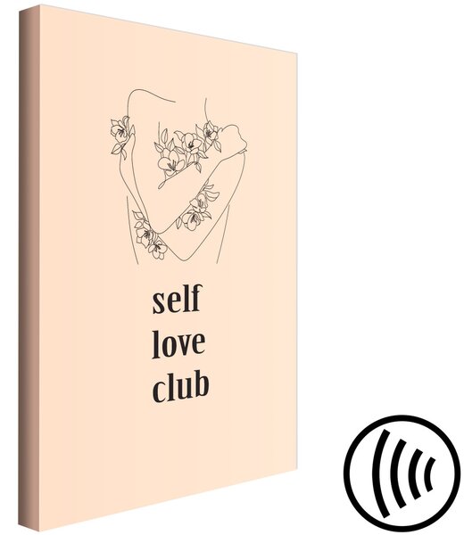 Obraz Self-love club (1 kus) vertikální