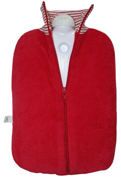 HUGO-FROSCH Termofor Hugo Frosch Cherry - Eco Classic Comfort s obalem z BIO bavlny na zip - červený