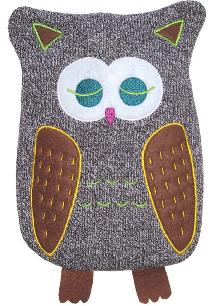 HUGO-FROSCH Dětský termofor Hugo Frosch Eco Junior Comfort s motivem sovy – 25 x 16 cm