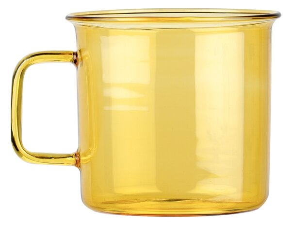 Muurla Hrnek Glass 0,35l, žlutý