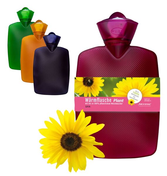 HUGO-FROSCH Termofor Hugo Frosch Classic Plant 1,8L, transparentní, oranžový