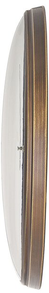 Nástěnné hodiny BRUGG 43 cm Zlatohnědá