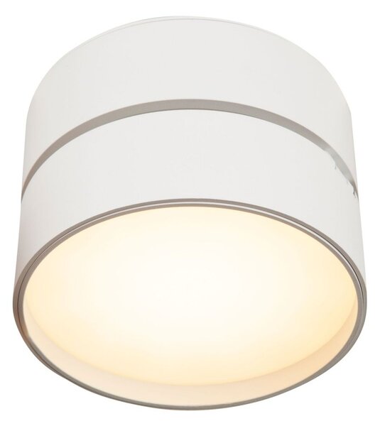 Maytoni Moderní stropní LED svítidlo ONDA, 18W, ⌀ 12 cm Barva: Černá, Teplota světla: 3000K - teplá bílá