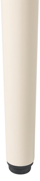 Zahradní jídelní stůl NATURNO 80 cm 80 cm Kov Světle béžová