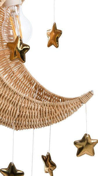 Závěsná lampa Měsíc ORCHON Ratan Přírodní